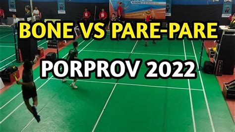 BONE A Herul Adly VS PARE PARE PERORANGAN GANDA PUTRA