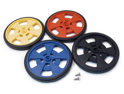 Gm Series Plastic Wheels Solarbotics Ltd