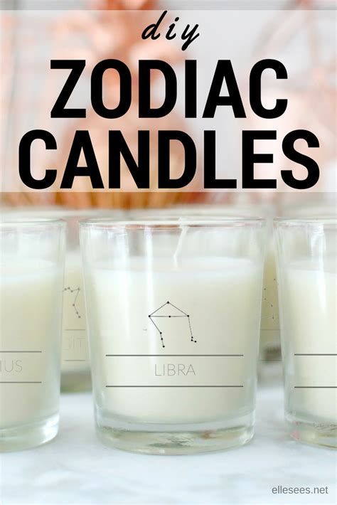 Elle Sees|| Beauty Blogger in Atlanta: DIY Zodiac Candles