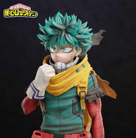 Izuku Midoriya Deku Fanart With The All Might Costume Boku No Hero