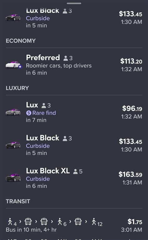 Nick Nazzaro on Twitter: "These are @Lyft prices from LAX and @uber isn