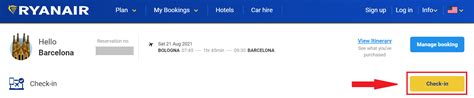 Online Check In With RYANAIR Combigo Knowledge Base