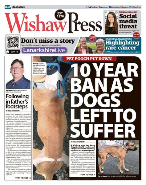 Wishaw Press 2021 06 30