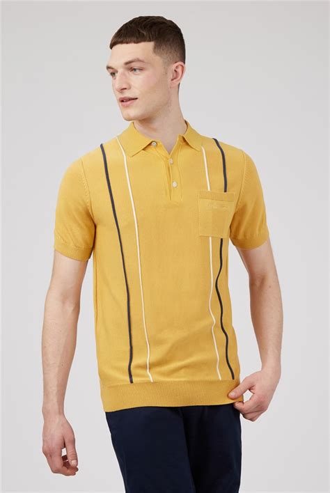 Ben Sherman Regular Fit Minimal Mod Stripe Polo Shirt