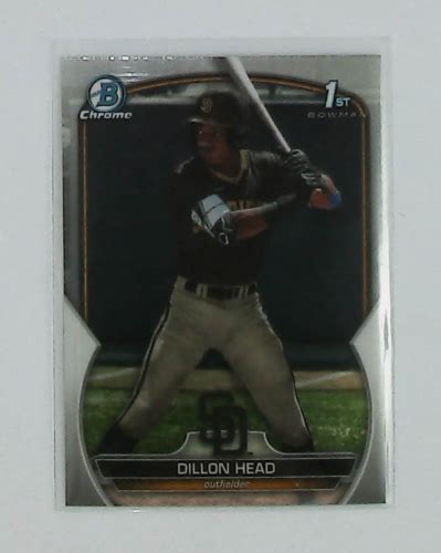 2023 Bowman Draft Base Chrome 1st RC Dillon Head BDC 7 2nd EBay