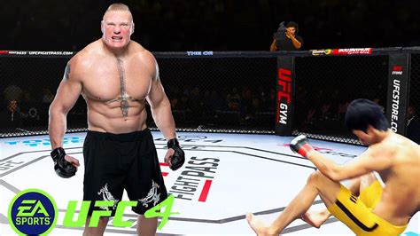 Ufc Bruce Lee Vs Brock Lesnar Ea Sports Ufc Super Battle Youtube