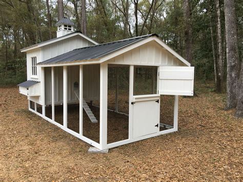 6x8 Henhouse With 6x18 Run Chicken Coop Building A Chicken Coop