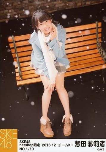 駿河屋 No110 ： 惣田紗莉渚ske48 2016年12月度 Net Shop限定個別ランダム生写真「201612」（女性生写真）