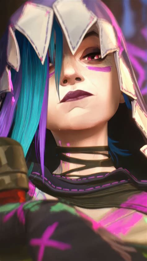 1642c Arcane Jinx 4K Wallpaper IPhone Phone