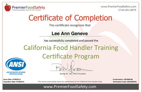 Food Handling Certificate Orange County - prntbl ...