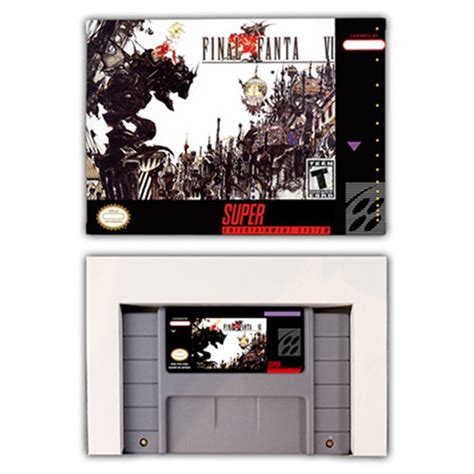 Cartucho RPG Para Juego Final Fantasy VI 6 Juegos Con Caja Para