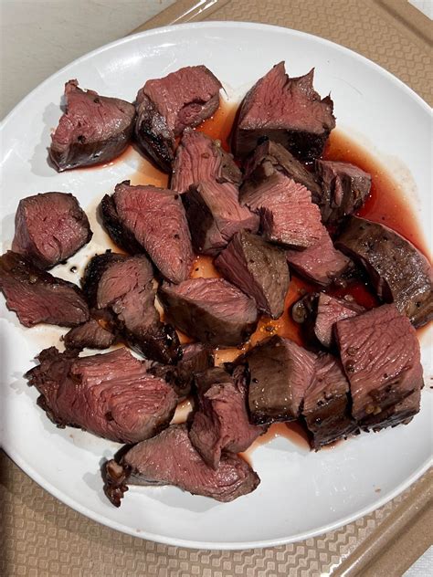 Sous Vide Venison Tenderloins With A Reverse Sear Holy Juicy Batman