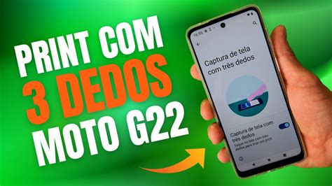 COMO TIRAR UM PRINT DA TELA DO CELULAR MOTOROLA MOTO G22 3 DEDOS NA