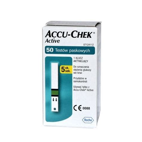 Accu Chek Active paski testowe do glukometru 50 pasków Apteka