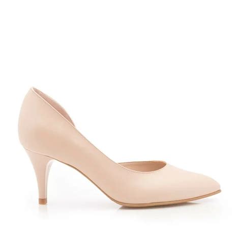 Pantofi eleganți damă din piele naturală 2462 Nude Sidef Box