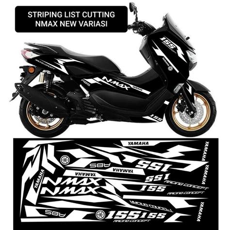 Jual STIKER STRIPING CUTTING YAMAHA NMAX NEW 2020 2021 READY SEMUA