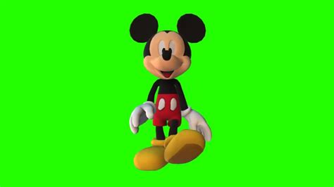 Mickey Mouse Green Screen Effect 2020 Green Screen Effect Video