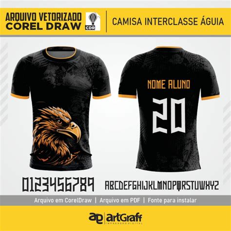 Arte Vetorizada Camisa Interclasse Aguia Elo