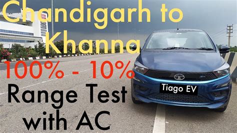 Tiago Ev Range Test With Ac To Tata Tiago Ev Xt Lr Real World