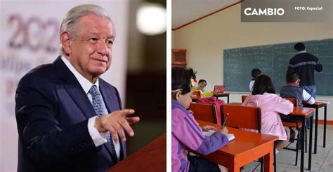 Anuncia AMLO aumento salarial para los maestros en su día