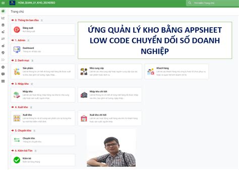 Hebum Team Vi T Nam T O Ng D Ng Qu N L Kho V I Google Appsheet Theo