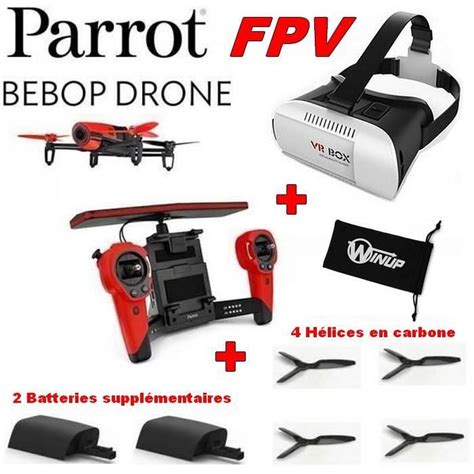 Drone Parrot Bebop Skycontroller FPV 2 Batteries supplémentaire 4