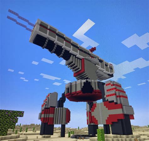 Decided To Build A Banished Aa Gun In Minecraft How’s It Look R Minecraft