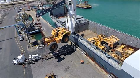 Loading Of Break Bulk Cargo On Berth Youtube