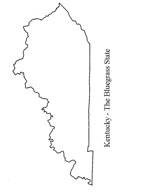 Blank Maps Of Kentucky