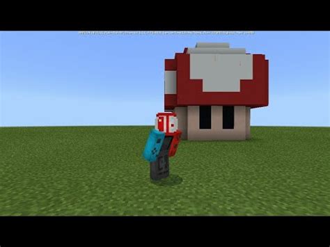 Tutorial Como construir un champiñón de Super Mario en Minecraft YouTube