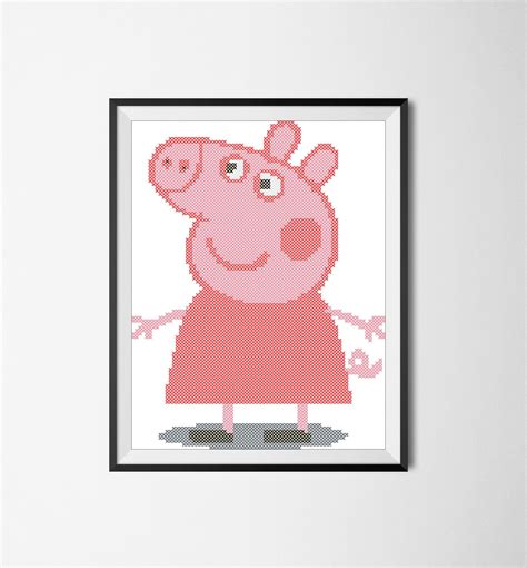 BOGO FREE PEPPA Pig Cross Stitch Pdf Pattern Pdf Pattern Etsy