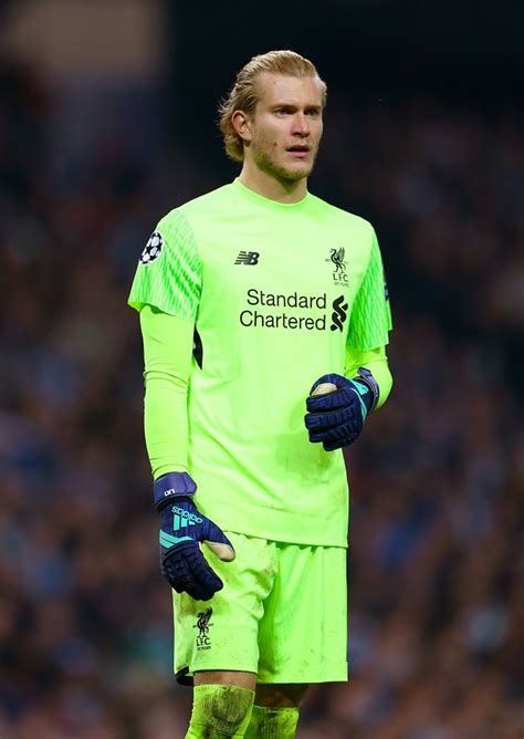 Liverpool goalkeeper Loris Karius during the UEFA Champions League ...