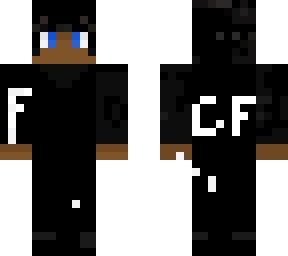 Dark Skin CF Hoodie Boy | Minecraft Skin