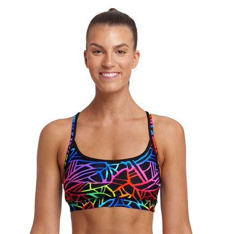 Funkita Top Bikini Rainbow Web Multicolor Swiminn