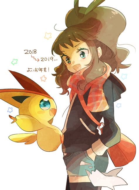 Hilda And Victini Pokemon And 2 More Drawn By Misha Ohds101 Danbooru