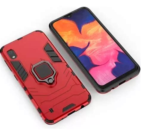 Funda Robusta De Protección Anticaída Con Anillo Para Samsung A10