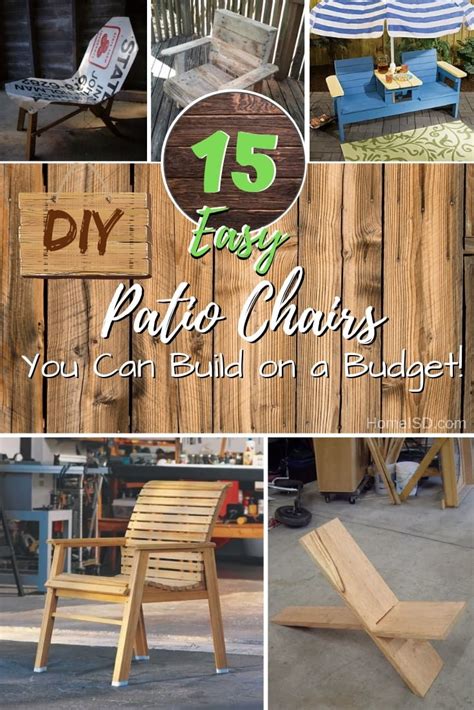 15 Easy DIY Patio Chairs You Can Build on a Budget