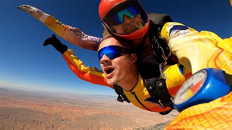 Skydive Fyrosity Justin Bours Tandem Skydiving In Las Vegas