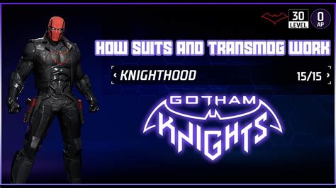 Gotham Knights How Suits And Transmog Work And How To Unlock Them