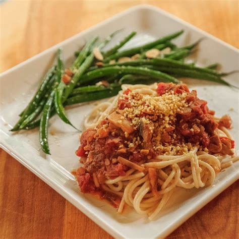 Mushroom Walnut Bolognese Easy Veggie Lasagna Slow Cooker Red Beans