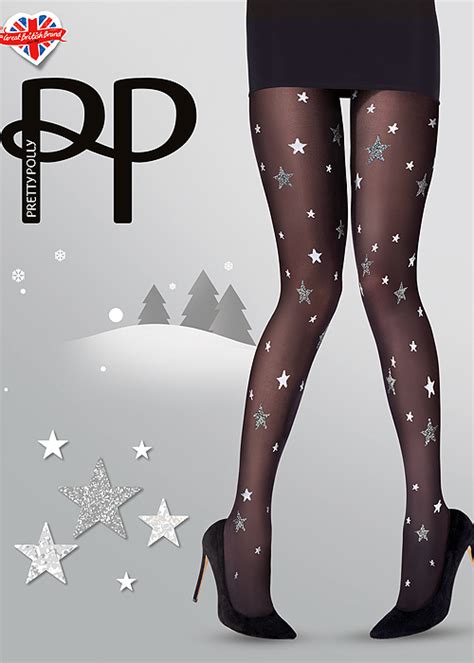 Pretty Polly Star Tights UK Tights