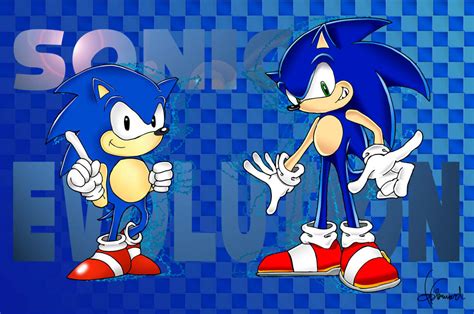 Sonic Evolution by liquidshade on DeviantArt