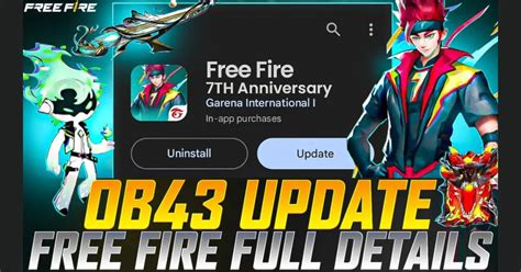 Free Fire OB43 Update Release Date Time And Exciting Changes