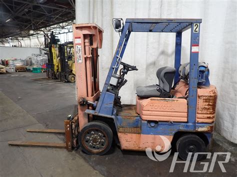 Used Toyota Toyota 5fgc25 Propane Forklift Hgr Industrial Surplus