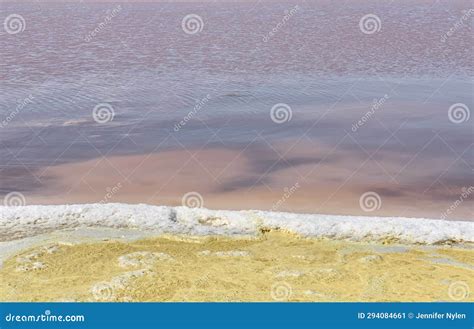 Pink Lake, Salina De Torrevieja, Spain Stock Image - Image of spain ...