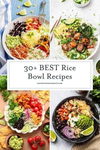 30 Easy Rice Bowl Recipes Vegan And Vegetarian Options Too