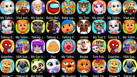 My Talking Tom Ginger Talking Pablo My Talking Hal Talking Juan My