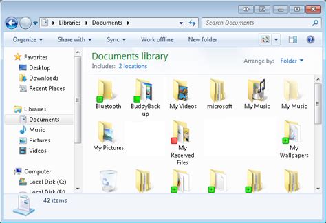 15 Windows Explorer Icons Windows 7 Images - Windows 7 File Explorer ...