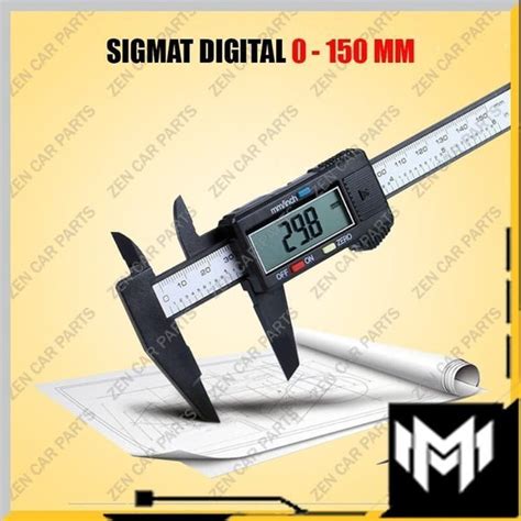 Jual Sigmat Digital Stainless Vernier Caliper Jangka Sorong Alat Ukur