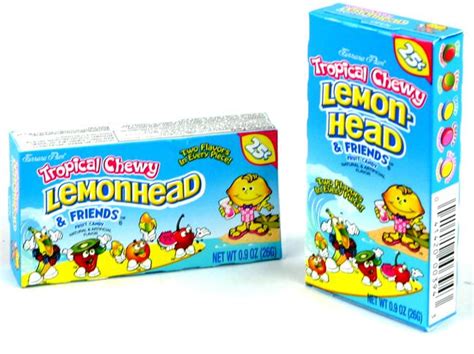 Tropical Lemonheads And Friends Candy 24ct Box • Candy Mini Packs